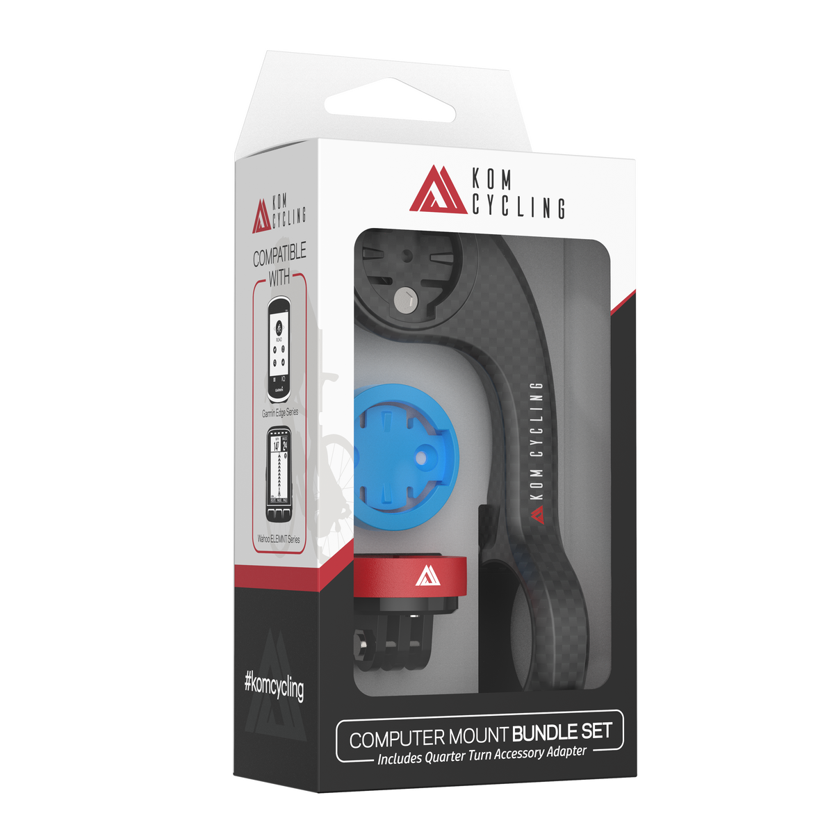 CM06 Computer Mount and Quick Release Bundle Set KOM Cycling