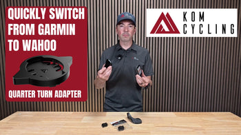 Quickly Switching from Garmin to Wahoo - the KOM Cycling Quarter Turn Adapter