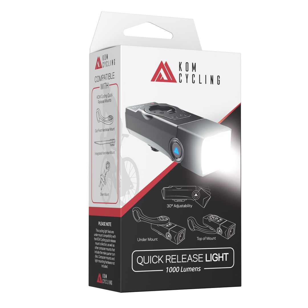 Quick Release Light 1000 – KOM Cycling