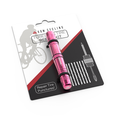bicycle tyre shop near me KOM Cycling Tubeless Tire Repair Tool Red