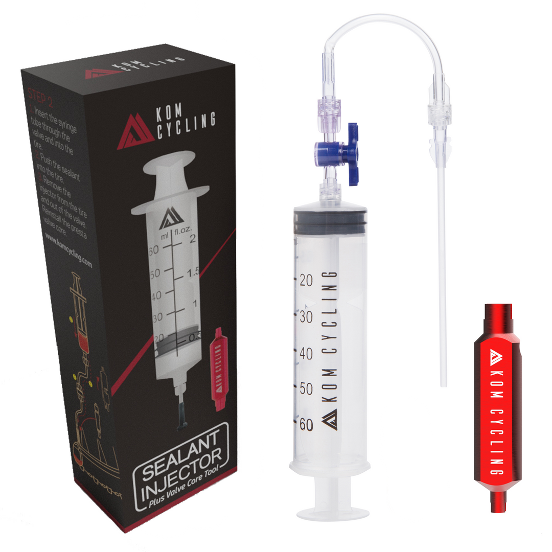 tubeless tire sealant injector syringe kit