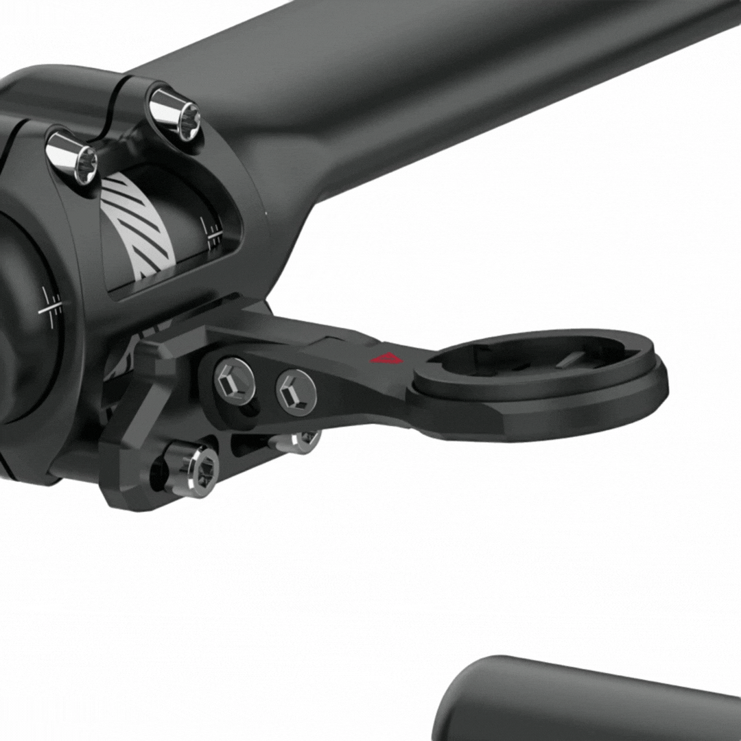 Bike stem top gopro mount